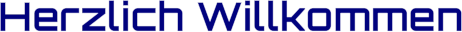 Herzlich Willkommen